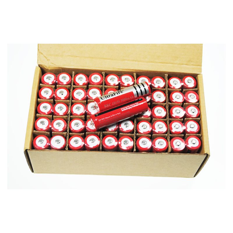 Ultrafire BRC 3000mAh 3.7V Li-Ion Høj Kapacitet Genopladeligt Batteri til Lommelygter og Bærbare Gadgets