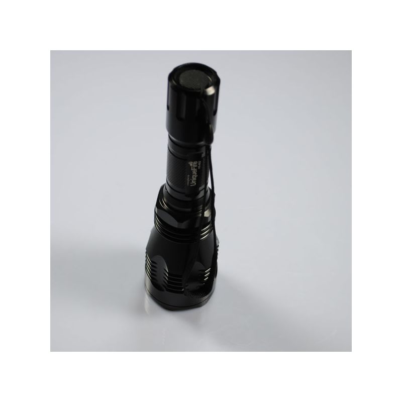 UniqueFire HS-802 rødlys lommelygte lang rækkevidde XPE Q5 LED vandtæt udendørs robust 6061T aluminium