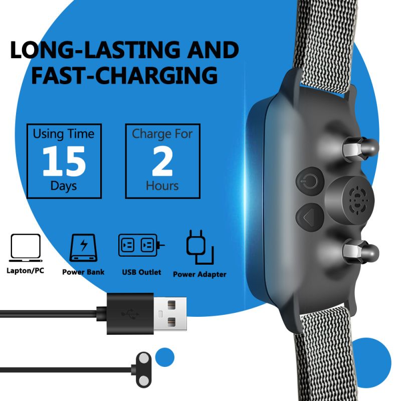 Forvandl din hundetræning med Petting Stop Enhed til Hunde intelligent elektrisk halsbånd anti-gø teknologi