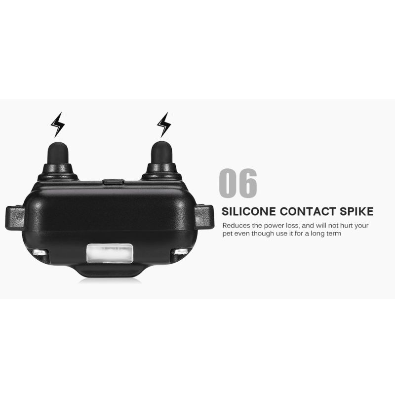 800m Elektrisk Hundetræningskrave Vandtæt Genopladelig Justerbare Vibrationer LCD-skærm Kæledyrstræning