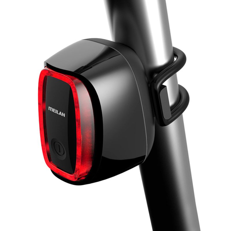 MEILAN X6 Smart cykel baglygte USB genopladelig høje lysstyrke LED'er til cyklist sikkerhed og pendling