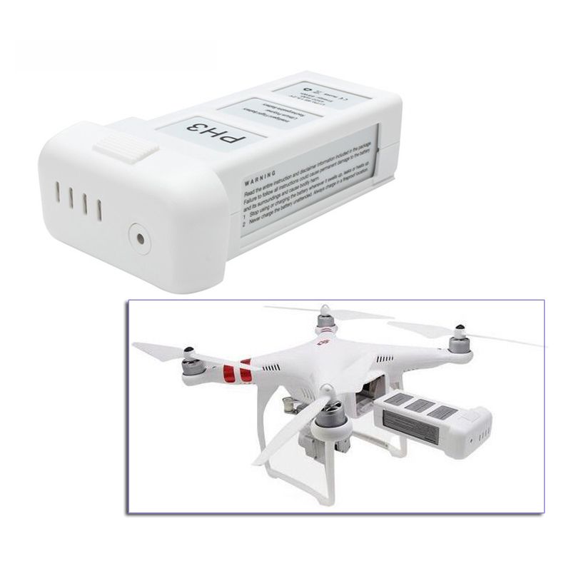 DJI Phantom 3 Drone Batteri 4500mAh 15.2V LiPo Høj Kapacitet Lang Flyvetid Intelligent Flyvning til Dronepilot