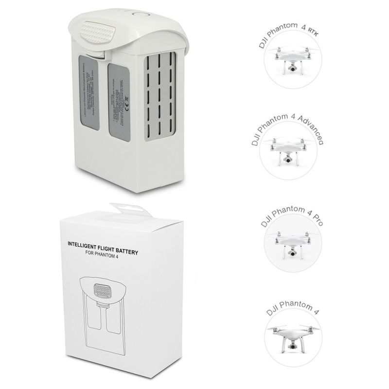 Opgradér DJI Phantom 4 med 15.2V 5870mAh høj kapacitet luftfotografi batteri til lang flyvning og pålidelig strøm