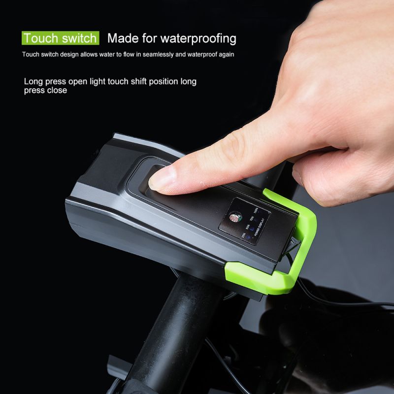 Cykellamper 2x T6 2400 lumens USB genopladelig frontlygte til cykelsikkerhed intelligent tilstand effektiv belysning