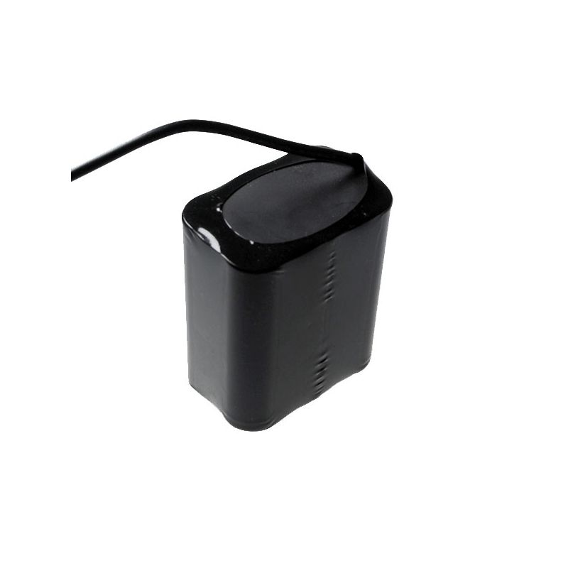 Skrue Fixed Interface 8.4V 6x18650 cykellygte batteri med 13200mAh kompakt sort design til udendørs pendling