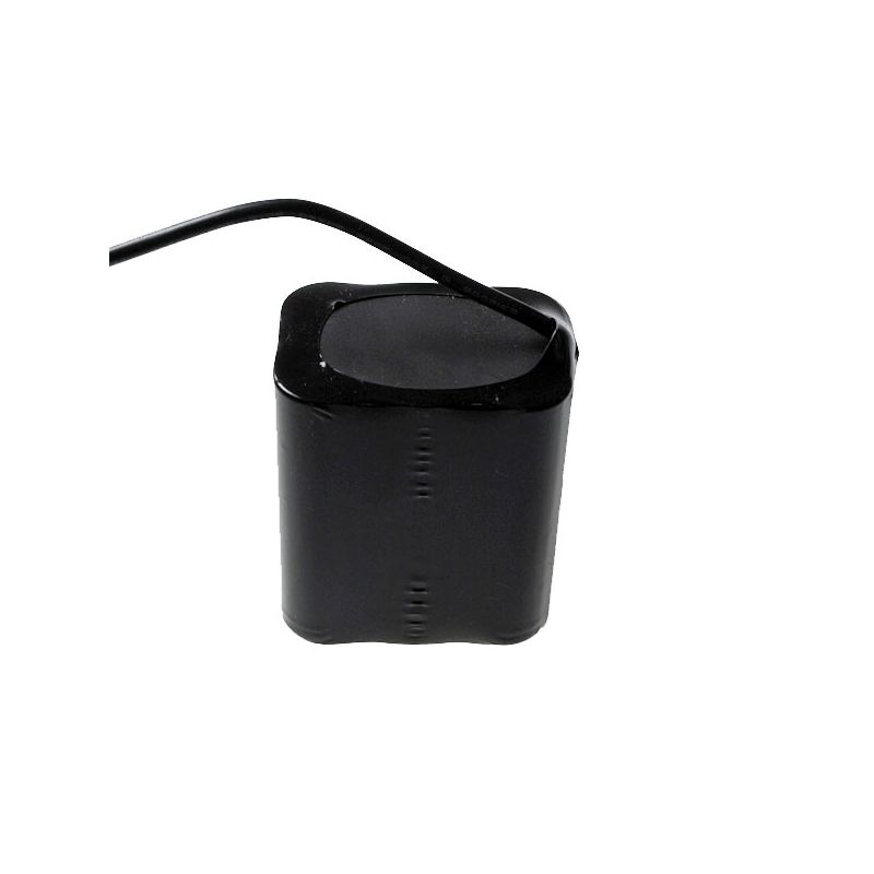 Skrue Fixed Interface 8.4V 6x18650 cykellygte batteri med 13200mAh kompakt sort design til udendørs pendling