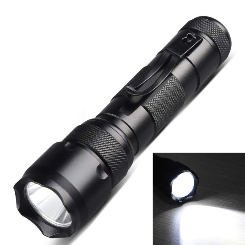 Ultrafire WF-502B.2 1600 Lumen LED lommelygte med 5 tilstande Letvægts holdbar til udendørs og nødbrug
