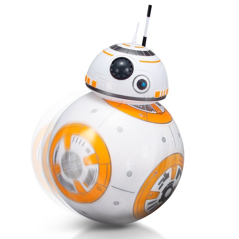 Oplev 2.4G BB-8 fjernbetjening robot intelligent actionfigur med 360° rotation gavelegetøj til børn Star Wars