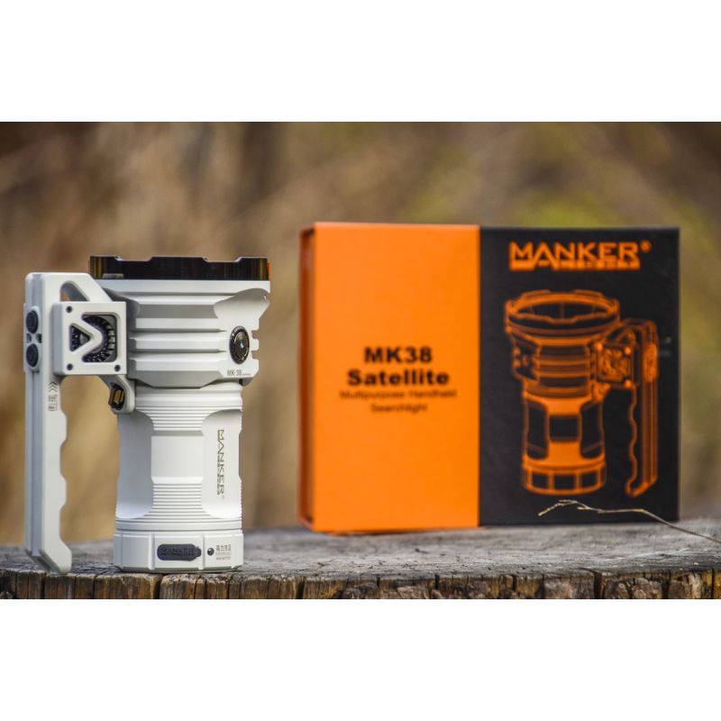 Manker MK38 LED-lommelygte 8x XHP70.2 41500 lumen multiformål håndholdt udendørs lys med lang rækkevidde