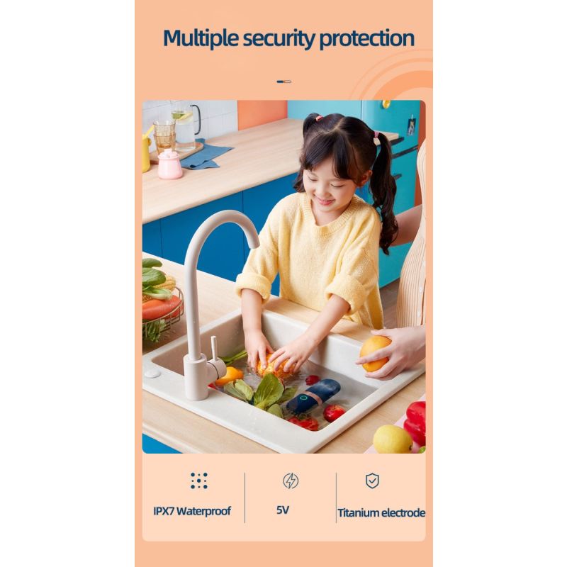 Donlim grøntsagsvasker med ozonizer opvaskemaskine til effektiv pesticidfjernelse og fødevaresikkerhed