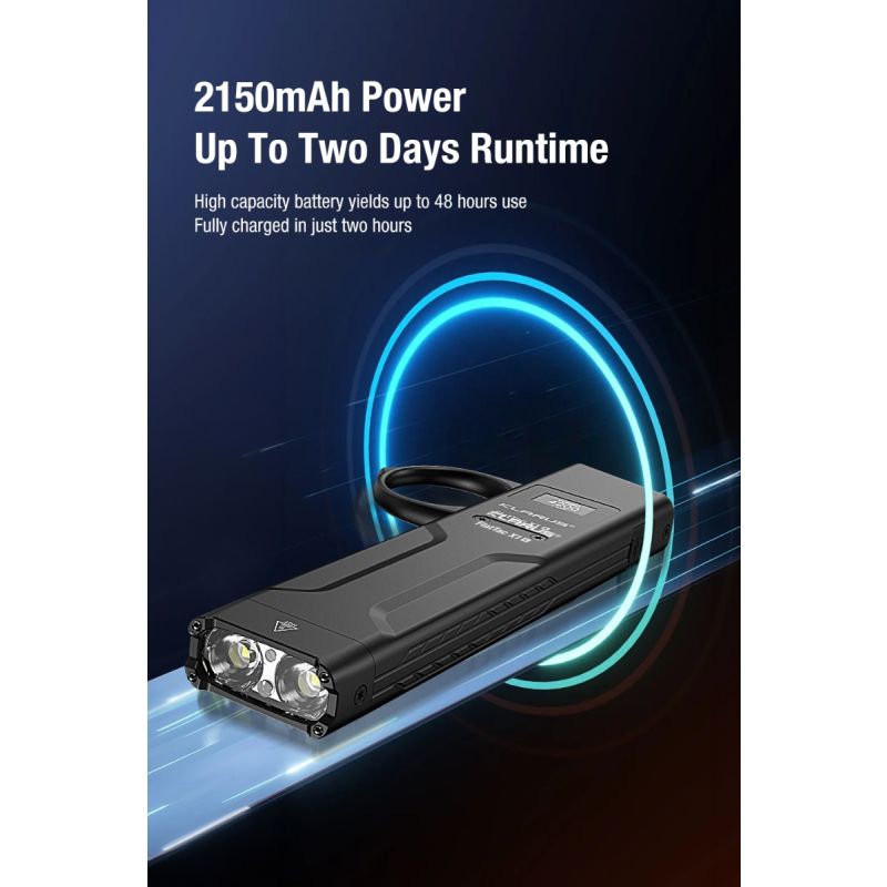 Klarus X1 EDC Taktisk Lommelygte 4200LM Ultra-tynd, Luminus SST-70 LED Udendørs Nødlygte