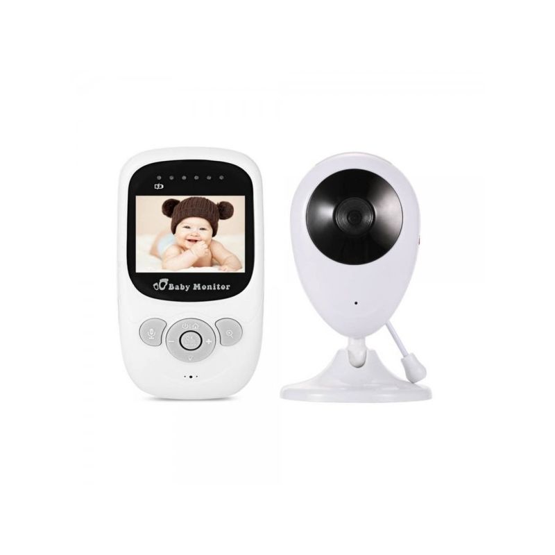 Oplev ro i sindet med SP880 trådløst video babyalarm 24 tommer LCD tovejs audio højopløsningsvideo infrarød nattesyn