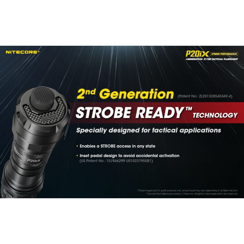 Nitecore P20IX outdoor lommelygte med 4000 lumen stærk belysning USB-C genopladelig til camping og nødbrug