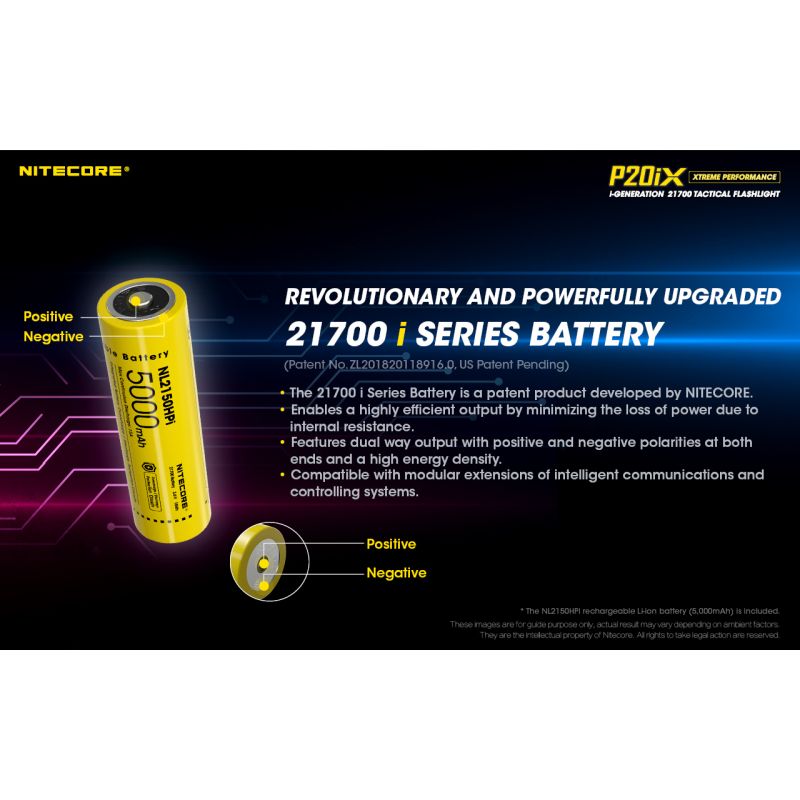 Nitecore P20IX outdoor lommelygte med 4000 lumen stærk belysning USB-C genopladelig til camping og nødbrug