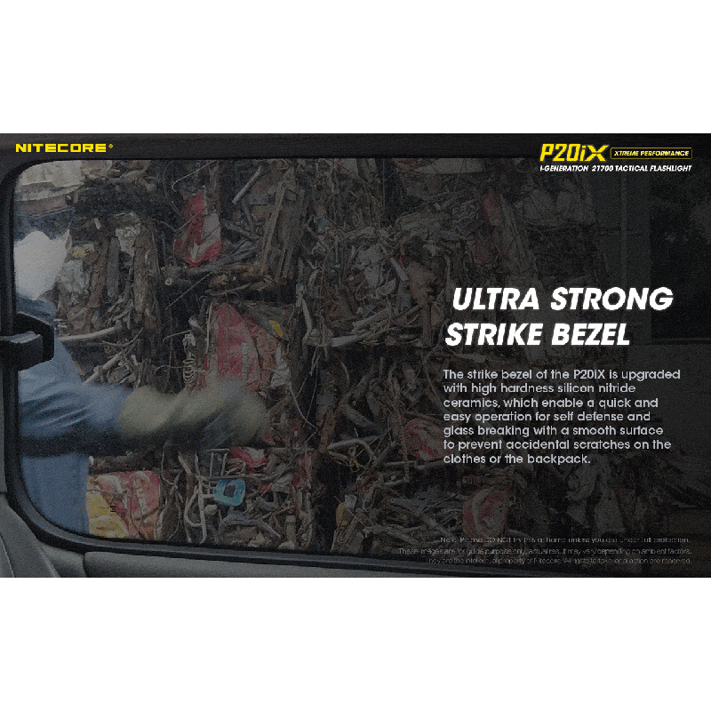 Nitecore P20IX outdoor lommelygte med 4000 lumen stærk belysning USB-C genopladelig til camping og nødbrug