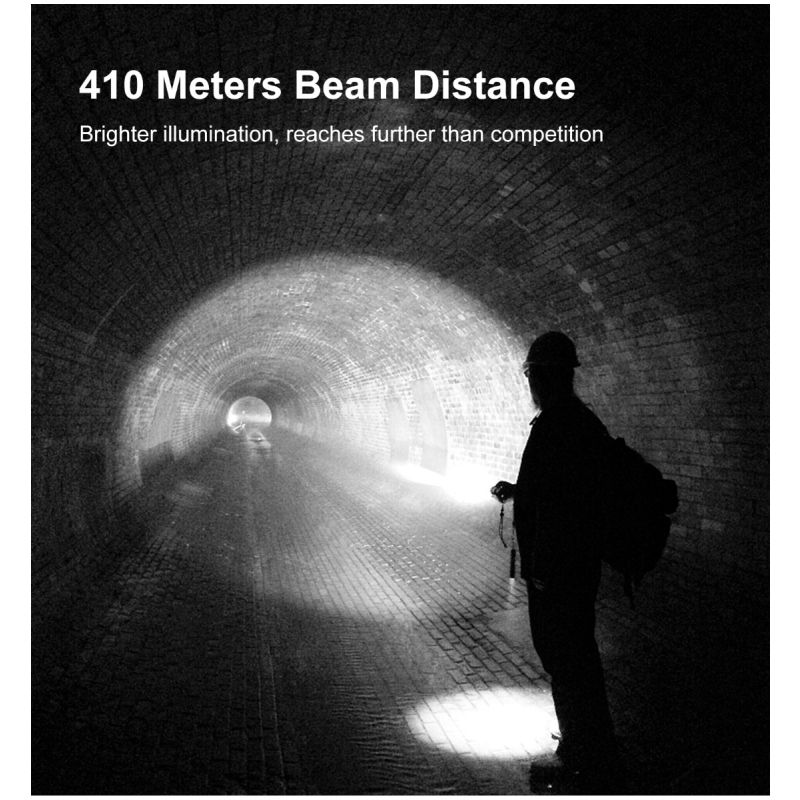 Klarus XT11GT PRO V2.0 3300 lumen Luminus SST-70 USB-C genopladelig vandtæt udendørs lommelygte