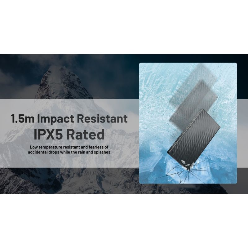 Nitecore Summit 10000 Powerbank: Ekstrem kulde -40°C mobil oplader med varmefunktion & QC/PD USB-C letvægts IPX5