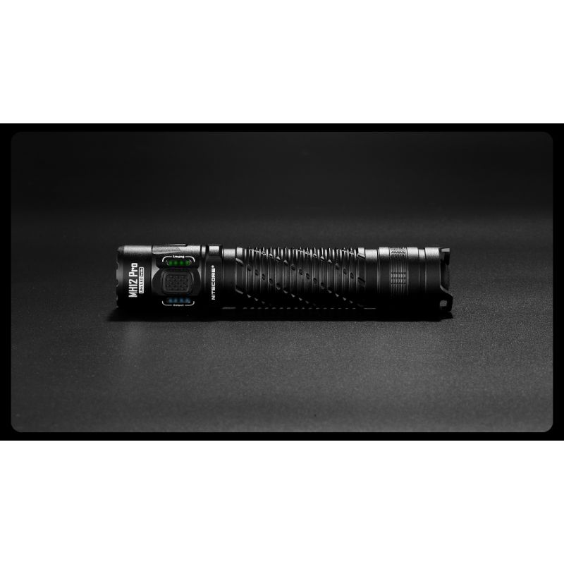Nitecore MH12 Pro 3300 Lumen USB-C genopladelig lommelygte til udendørs eventyr og natlige vandreture