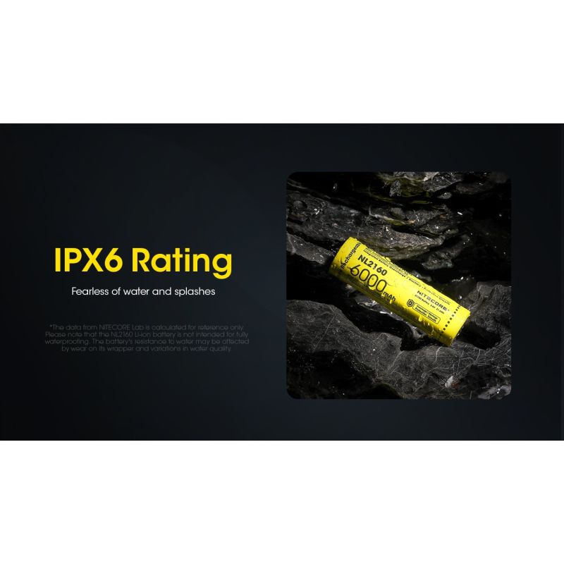 NITECORE NL2140HP 21700 Li-ion batteri 4000mAh 3.6V til høj-dræn enheder LED lommelygter og digitalkameraer
