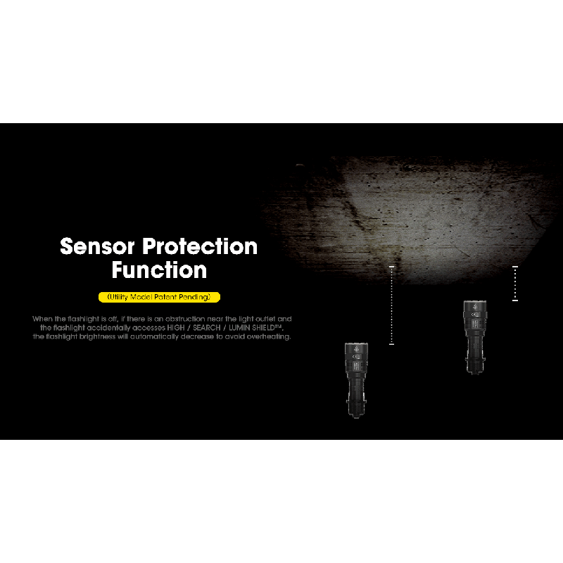 Nitecore TM9K PRO 9900 Lumen kraftig genopladelig USB-C lygte til eftersøgning og redning robust konstruktion