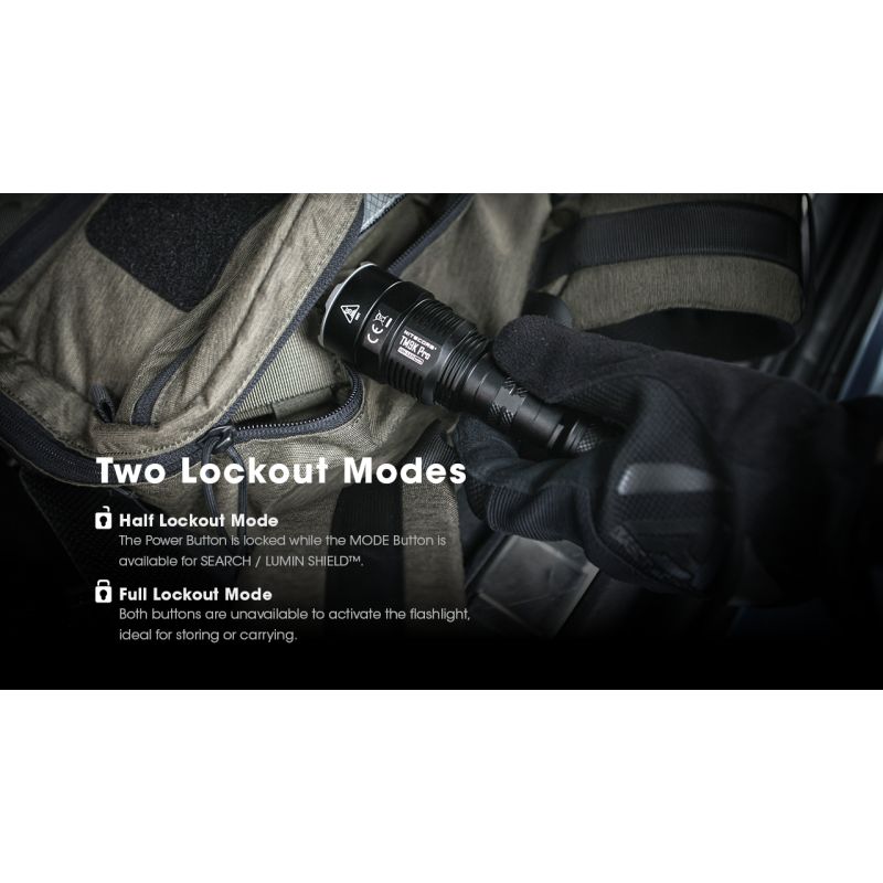 Nitecore TM9K PRO 9900 Lumen kraftig genopladelig USB-C lygte til eftersøgning og redning robust konstruktion