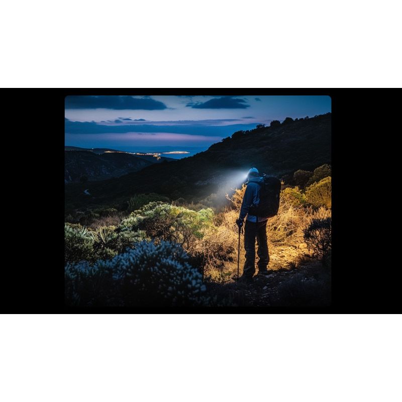 Nitecore HC60 UHE LED genopladelig forlygte med 1600 lumen til camping og vandretur robust udendørs belysning