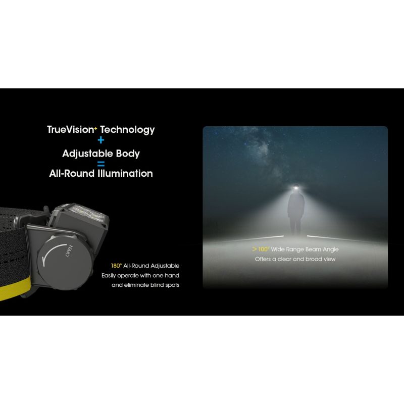 Nitecore HC60 UHE LED genopladelig forlygte med 1600 lumen til camping og vandretur robust udendørs belysning
