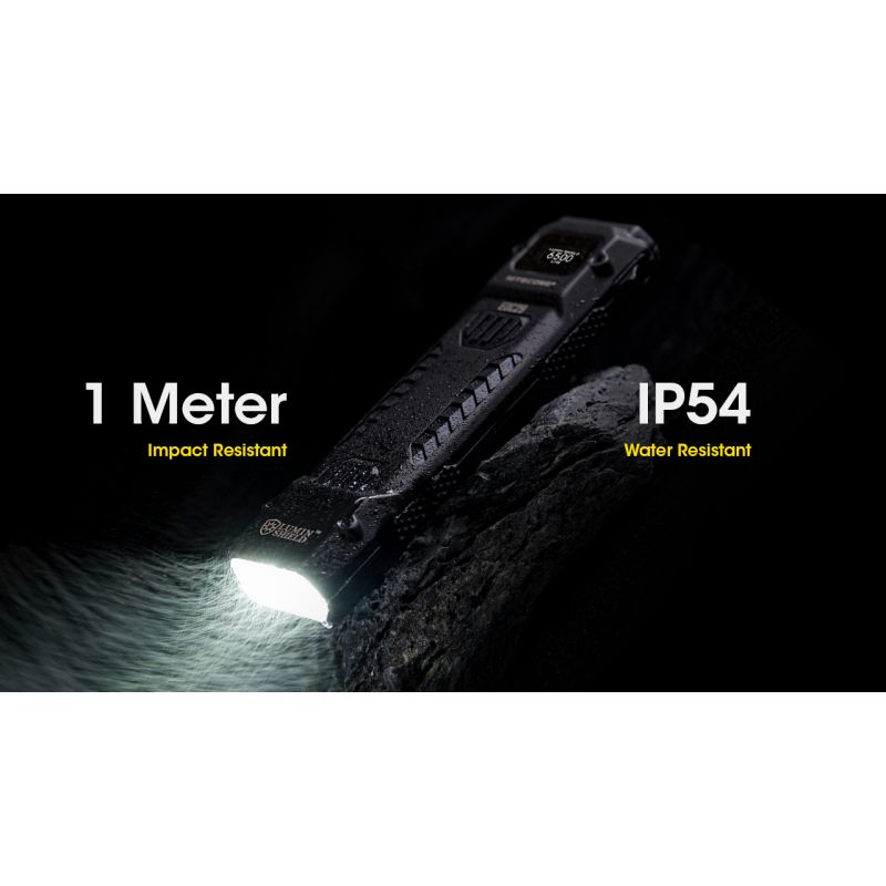 NITECORE EDC29 6500 lumen USB-C genopladelig lommelygte camping og hverdagens bærbar med justerbare niveauer