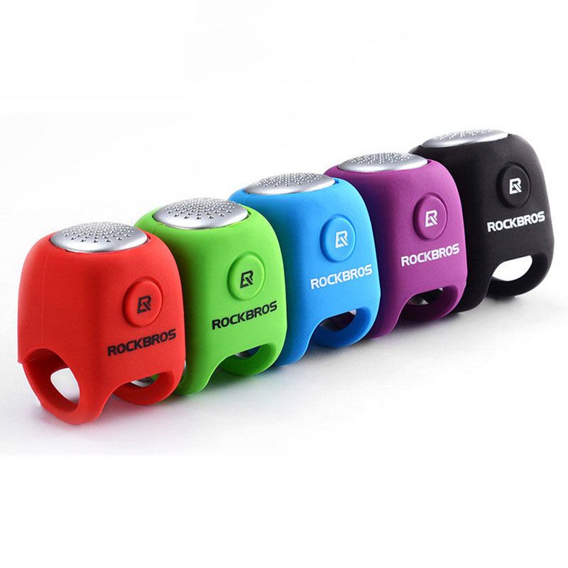 ROCKBROS elektrisk cykelklokke 110 dB horn regnfast MTB cykelstyr sikkerhed for sikker cykling og cykeltilbehør