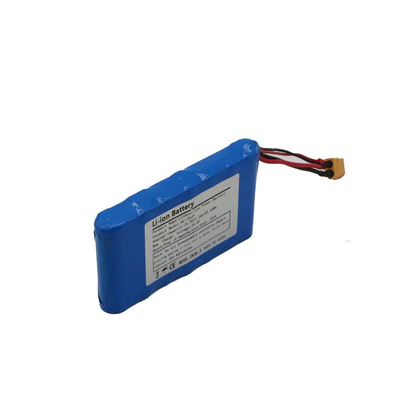 Højtydende 25,2V batteripakke 18650 Li-Ion letvægts løsning til skateboardtilbehør og fiskebord