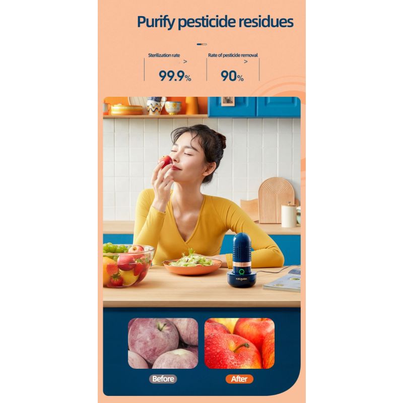 Donlim grøntsagsvasker med ozonizer opvaskemaskine til effektiv pesticidfjernelse og fødevaresikkerhed