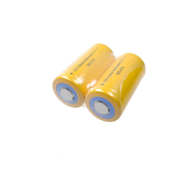 Ny ICR 32650 Li-Ion batteriløsning 6000mAh 3.7V genopladeligt ingen hukommelseseffekt miljøvenlig 1000 cyklusser