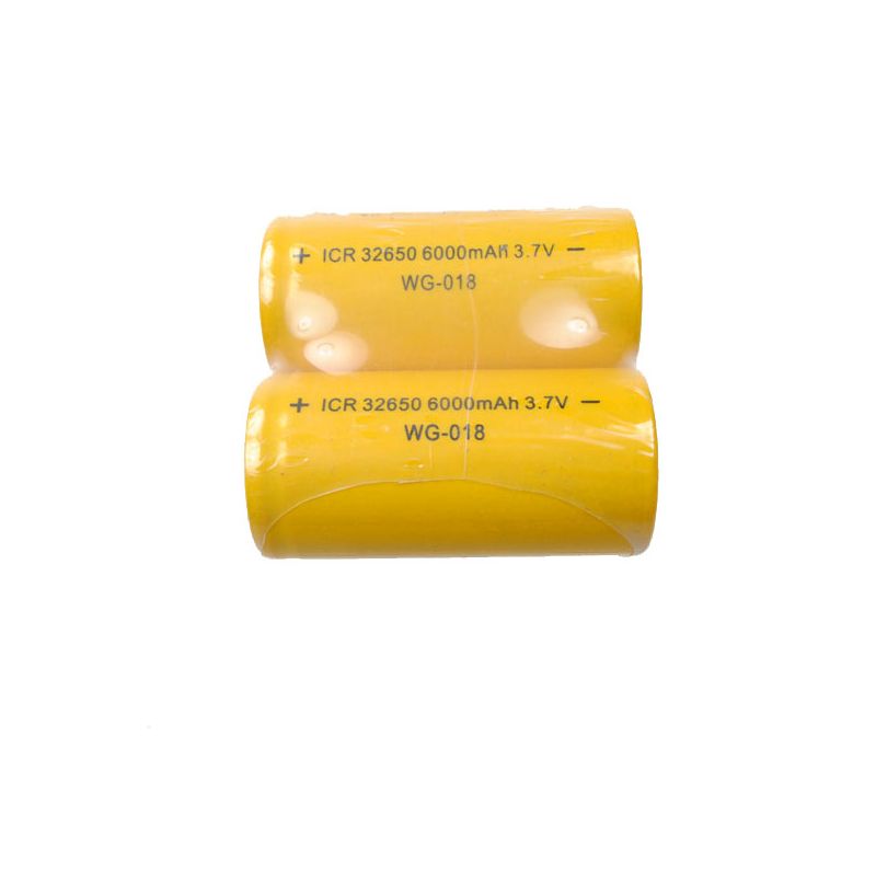 Ny ICR 32650 Li-Ion batteriløsning 6000mAh 3.7V genopladeligt ingen hukommelseseffekt miljøvenlig 1000 cyklusser