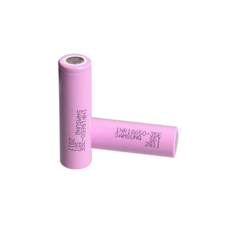 INR18650-35E 18650 Lithium Batteri 3500mAh 25A | Pålidelig Genopladelig 2-pak til Vape, Lommelygte