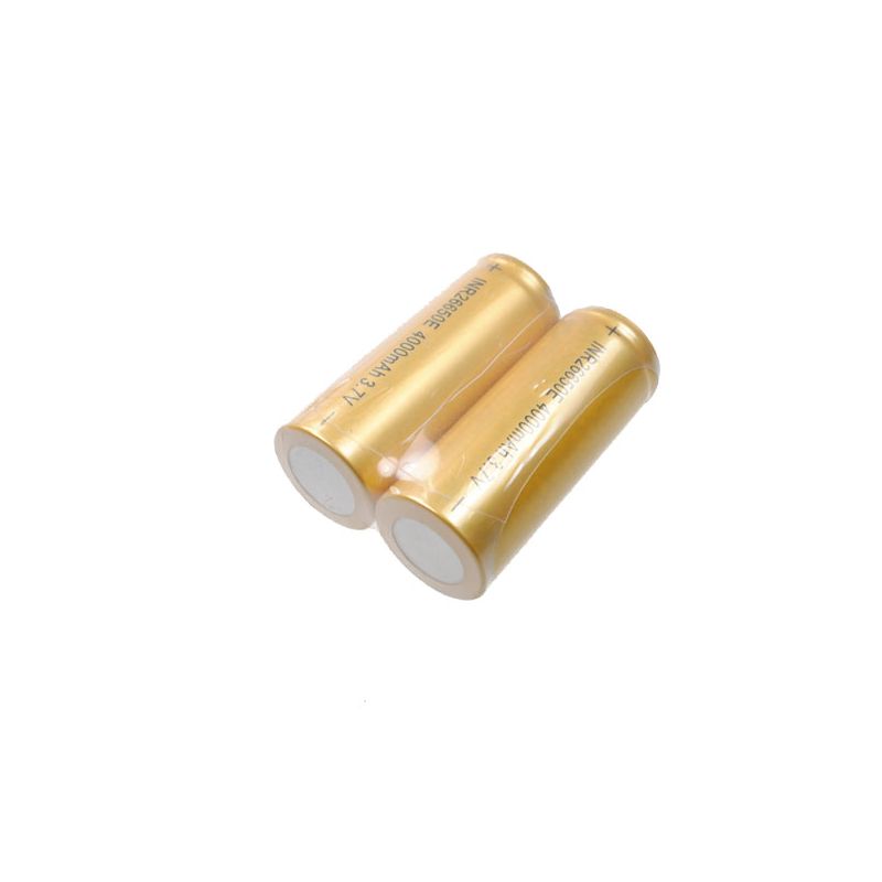 UltraFire Højkapacitet 26650 4000mAh genopladeligt batteri sort til lommelygter bærbar elektronik miljøvenlig