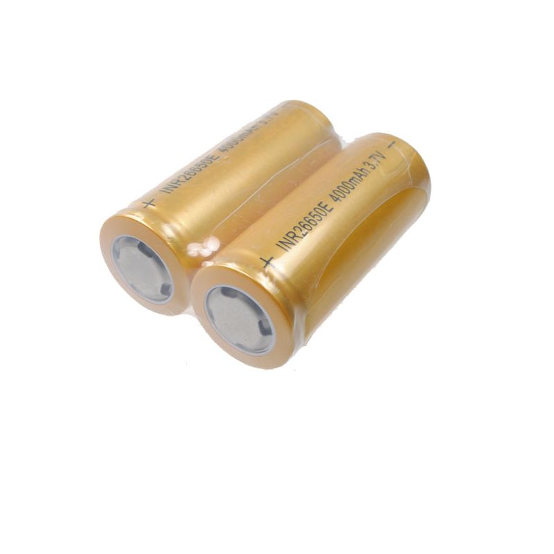 UltraFire Højkapacitet 26650 4000mAh genopladeligt batteri sort til lommelygter bærbar elektronik miljøvenlig
