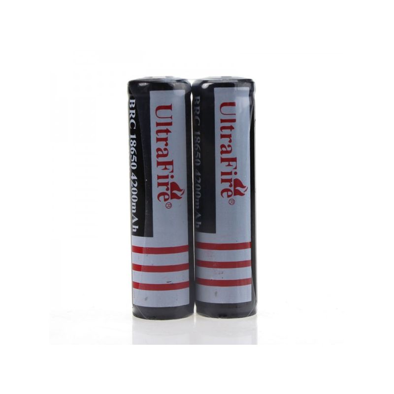 UltraFire BRC 4200mAh 3.7V 18650 Li-ion batteri genopladelig lommelygte elektronik lang levetid strømkilde
