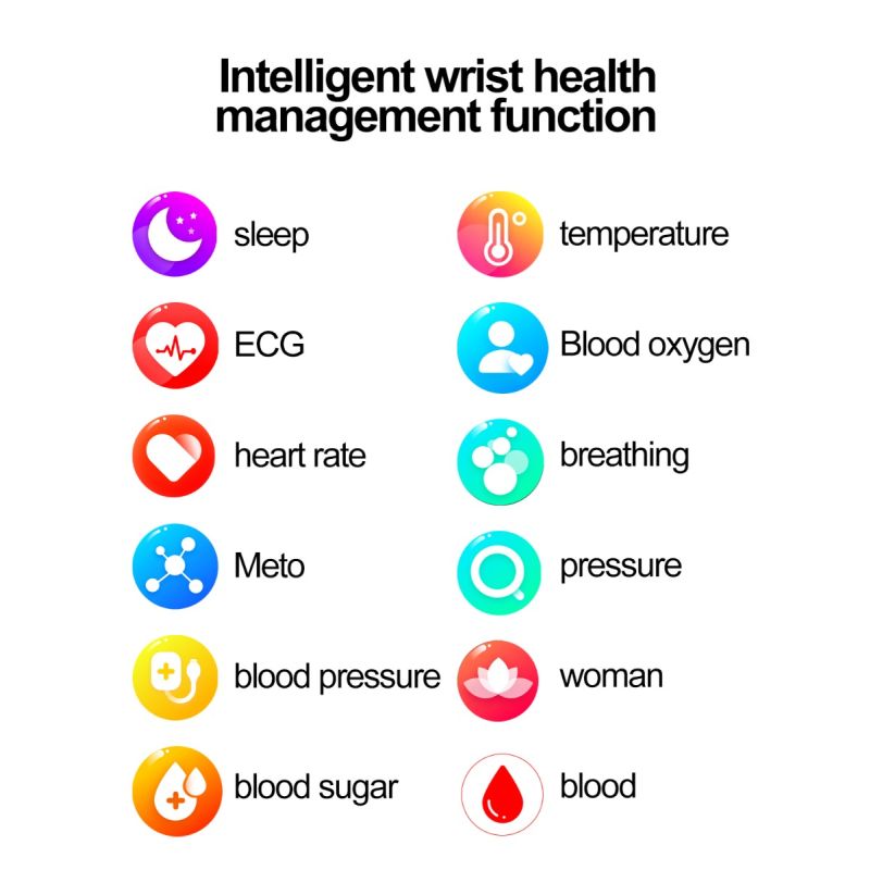 ET570 Blodglukose Smartwatch EKG Puls Blodtryk – Dit Sundhedsovervågningsur i Dansk Design!