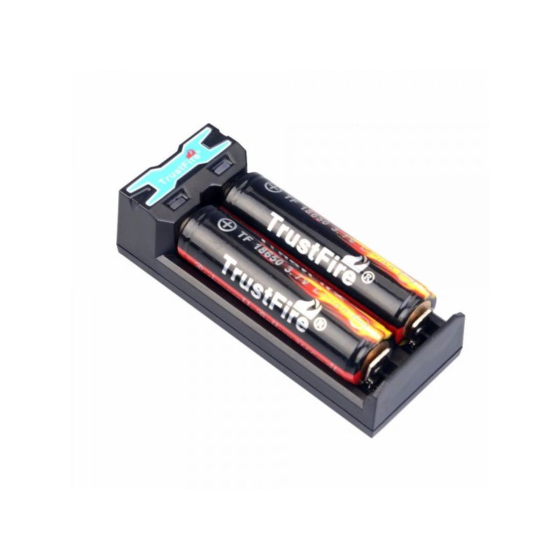TrustFire TR-016 Micro USB batterioplader effektiv lommelygte oplader med tre-trins opladning og smart identifikation