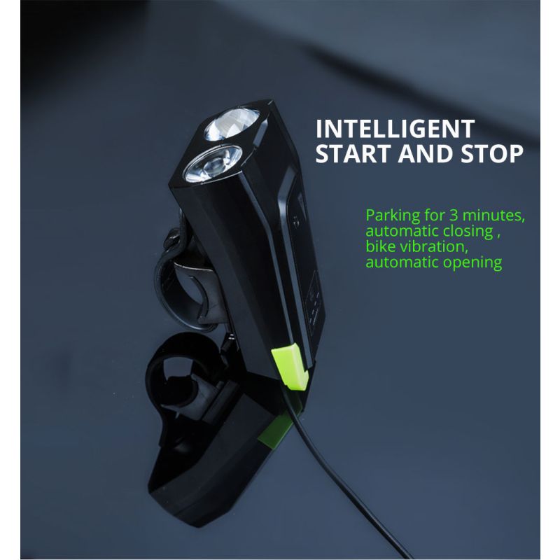 Cykellamper 2x T6 2400 lumens USB genopladelig frontlygte til cykelsikkerhed intelligent tilstand effektiv belysning