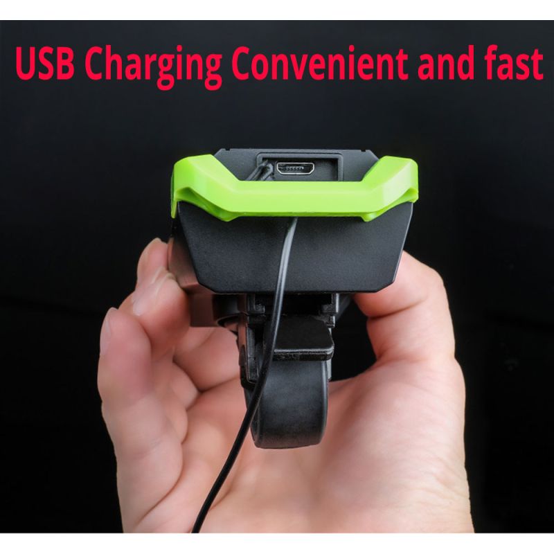 Cykellamper 2x T6 2400 lumens USB genopladelig frontlygte til cykelsikkerhed intelligent tilstand effektiv belysning