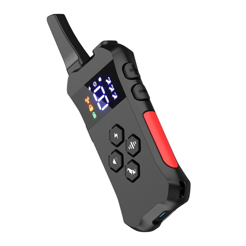 Effektiv vandtæt hundetræningskrave med fjernkontrol Genopladelig krave til alle racer Sikker adfærdstræning