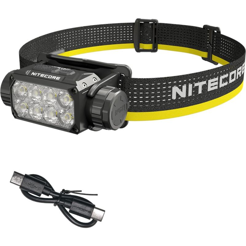 Nitecore HC75 3000 Lumen USB-C genopladelig pandelampe justerbar fokus til natcamping industrielt arbejde