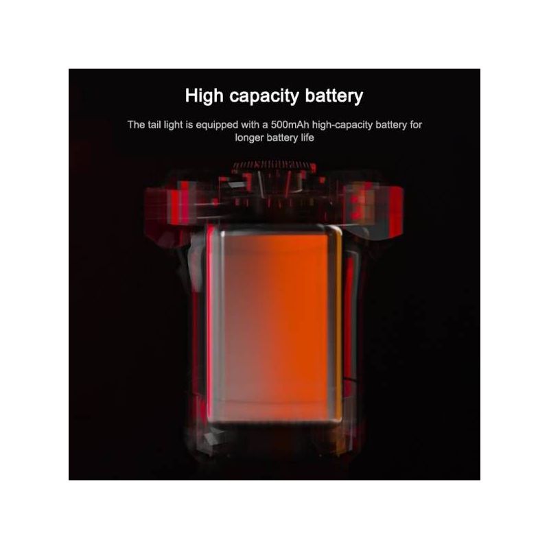 MEROCA MX2 cykelsikkerhedslys med smart sensor baglys automatisk lysaktivering holdbart letvægtsdesign