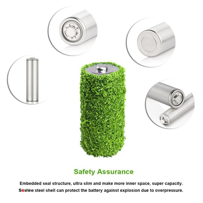 Soshine 6500mAh 3.7V 32650 Lithium Li-ion genopladeligt batteri høj energitæthed lang levetid effektiv