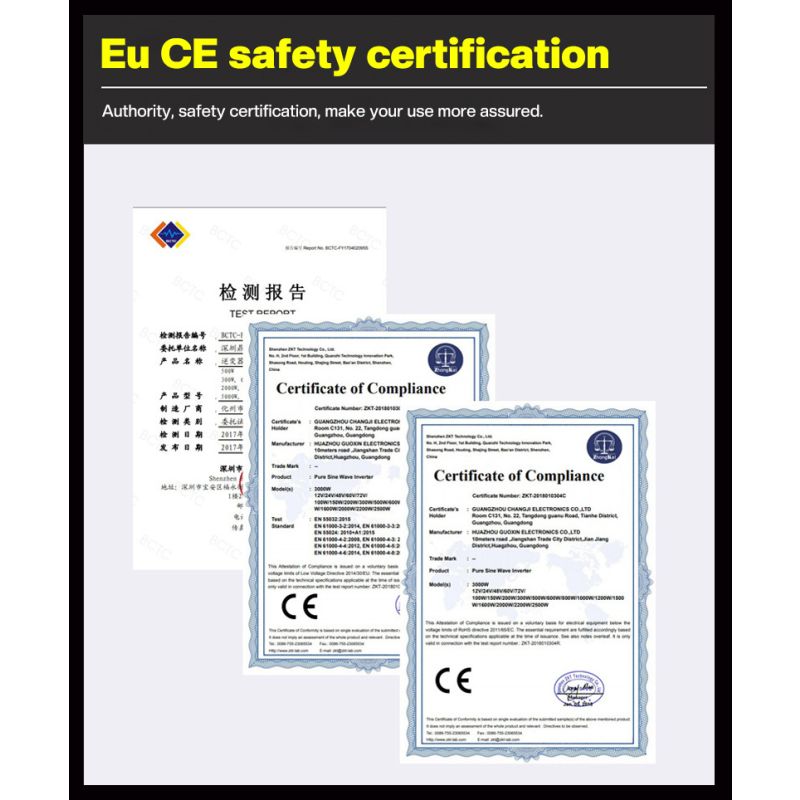 Pure Sine Wave Inverter 8000W 6000W Off-grid Solinverter Kompakt Design DC 12V/24V AC 110V/220V Høj Kvalitet