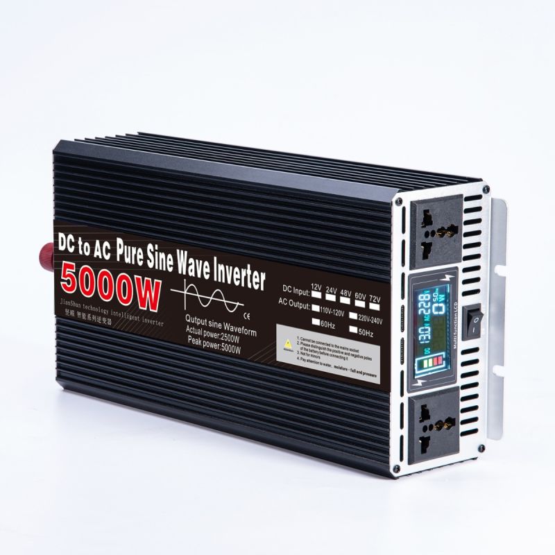 Pure Sine Wave Inverter 8000W 6000W Off-grid Solinverter Kompakt Design DC 12V/24V AC 110V/220V Høj Kvalitet
