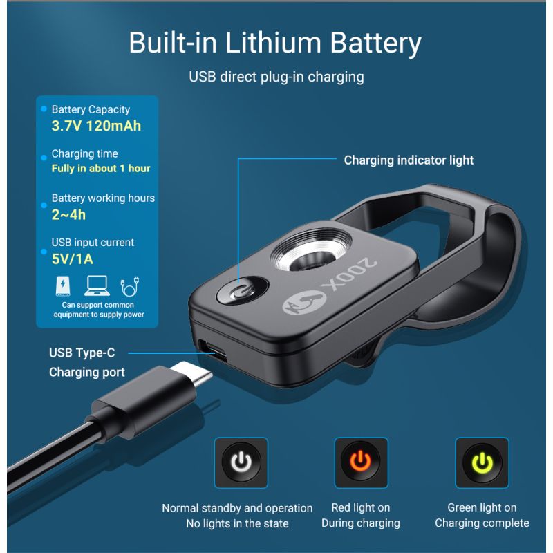 Oplev APEXEL 200X mikroskop linse med CPL LED lys til iPhone Samsung smartphones for naturudforskning