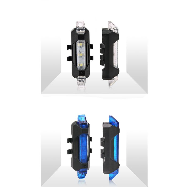 Bærbar USB Genopladelig Cykelhale Bagsikkerhed Lys Stilfuldt Design LED Baglygte Cykelsikkerhed Synlighed