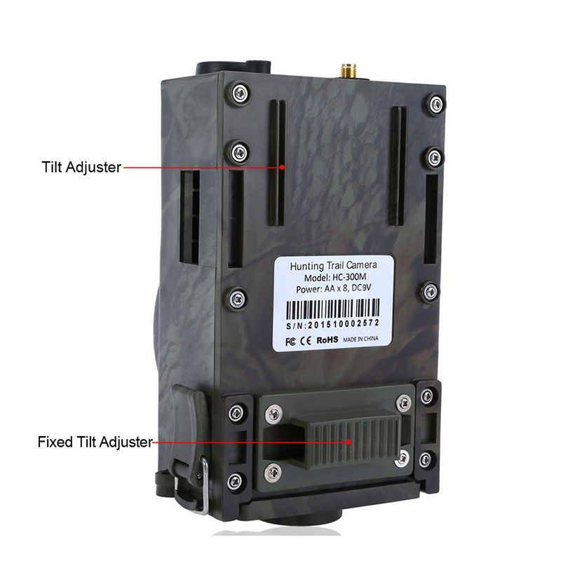 Oplev HC-300M 12MP 1080P natvision jagtkamera højopløsningsbilleder med infrarød bevægelsesdetektion og TF-kort